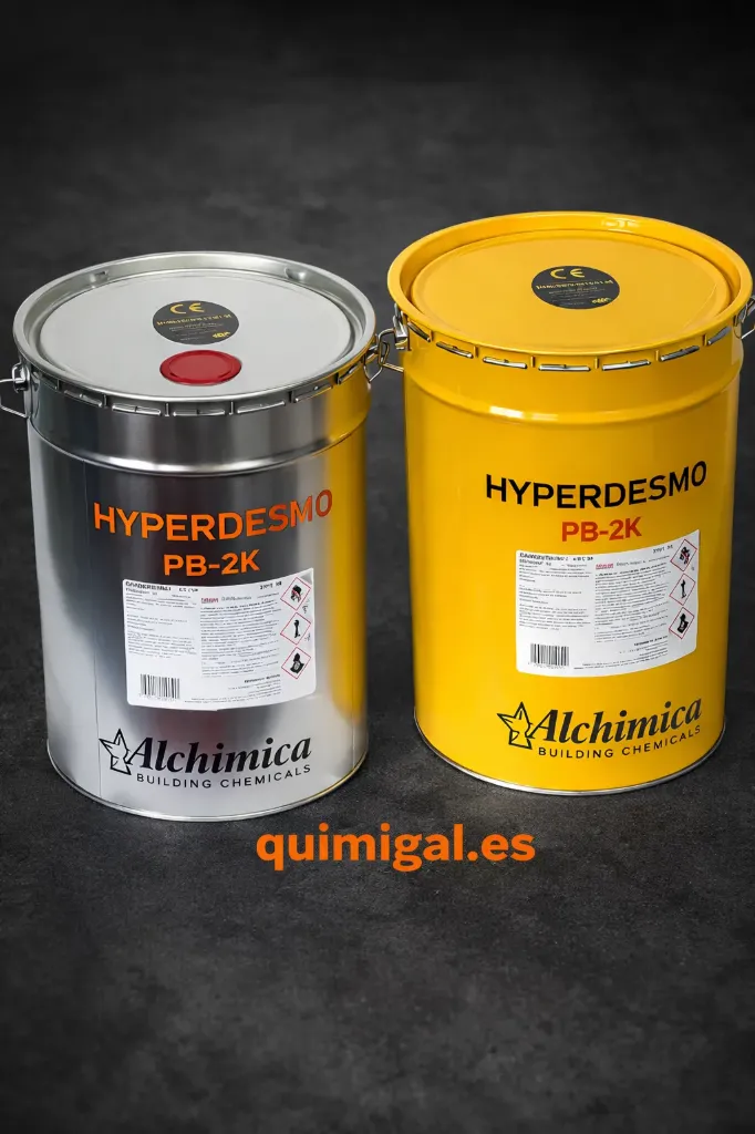 HYPERDESMO® PB-2K – Membrana líquida poliurea-bitumen bicomponente de alta elasticidad