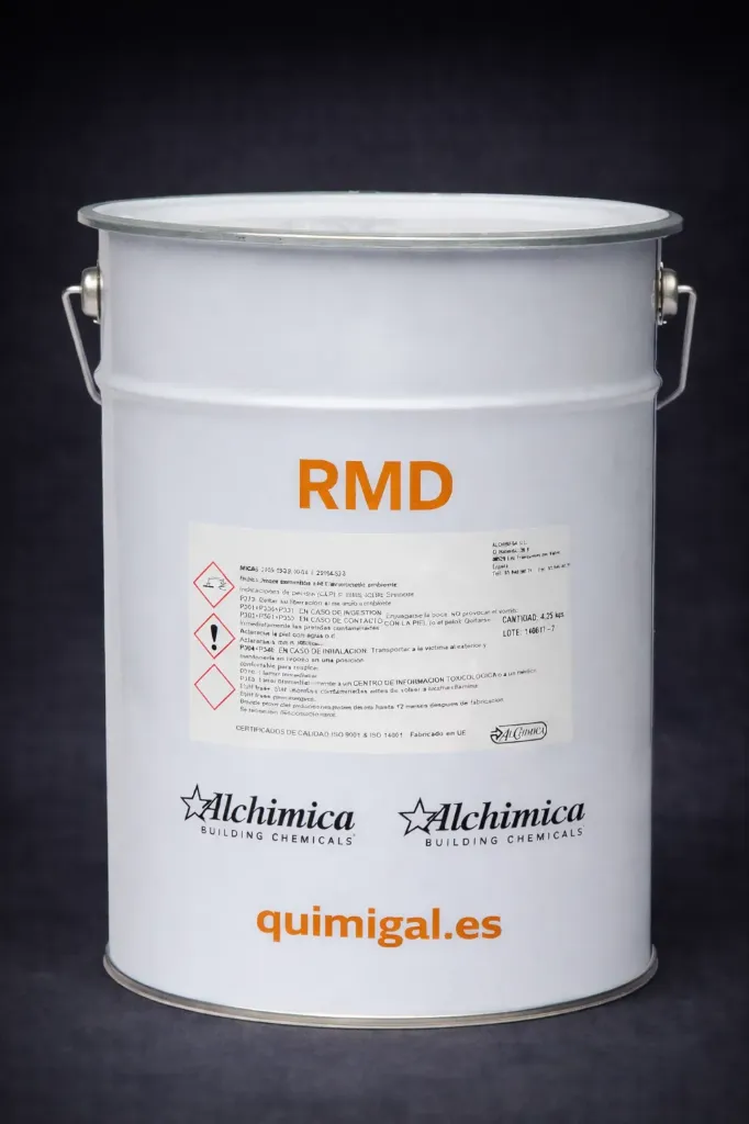 HIDROFUGANTE RMD – Protector incoloro repelente al agua para superficies minerales (5 Litros)