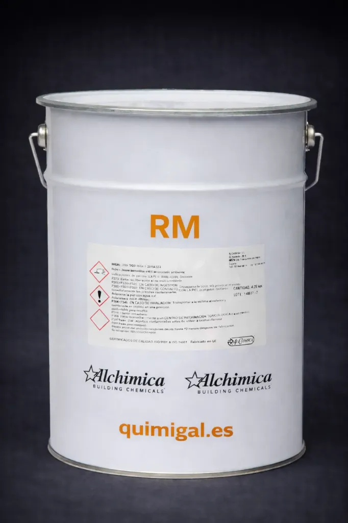 HIDROFUGANTE RM – Protector incoloro base agua repelente al agua para superficies minerales (5 Litros)