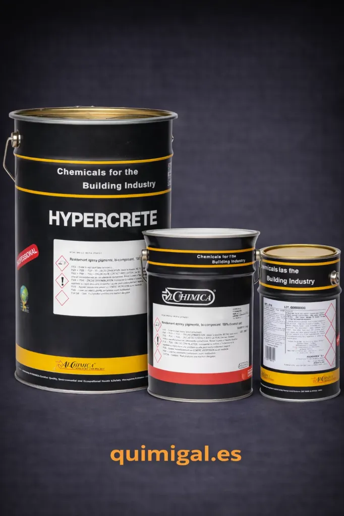 HYPERCRETE HDF – Mortero de Poliuretano Cementoso para Pavimentos Industriales (Gris RAL7040)