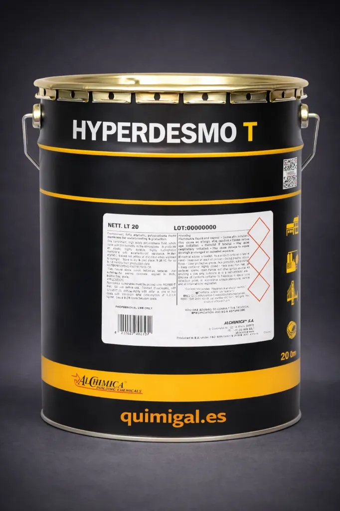 Hyperdesmo T – Membrana de Poliuretano Transparente para Impermeabilización